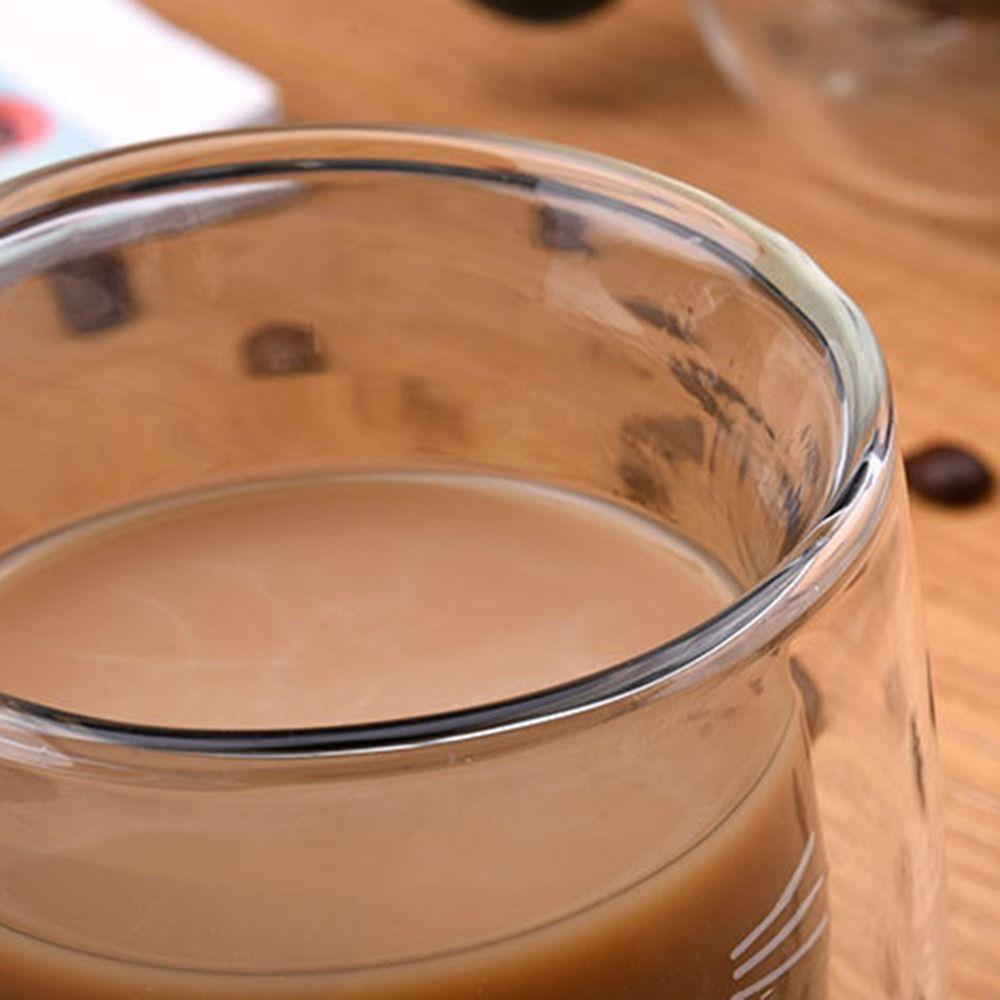 Кружки для кофе с мультяшным котом, двухстенные стаканчики для воды, изолированные чашки для кофе эспрессо, подарок