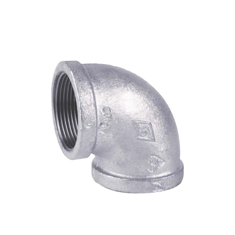 DERUN Galvanized 90-Degree Elbow