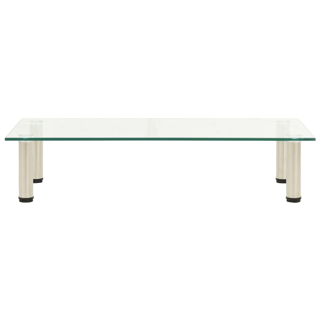 TV Stand 80x35x17 cm Tempered Glass