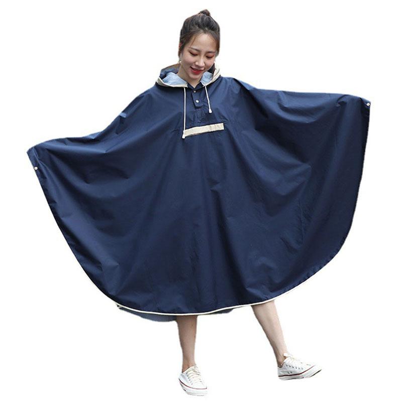 Children's cape, bicycle raincoat, female adult hiking backpack, mountain climbing and cycling waterproof windbreaker, raincoat