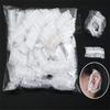 100 PCS Waterproof Earpack Plastic Wrap Disposable Hair Earmuff Dye Transparent Elastic Shower Hair Dye Protection Tool Ear Shield