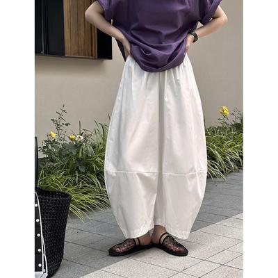 Весенне-летние шорты-блумеры с высокой талией для женщин, однотонные брюки для офисной леди, женская одежда