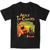 Футболка с логотипом AIC для мужчин Alice In Chains Y2K Ретро Хлопковые футболки Летние Удобные Новые Футболки Футболка с индивидуальным логотипом Топы большого размера