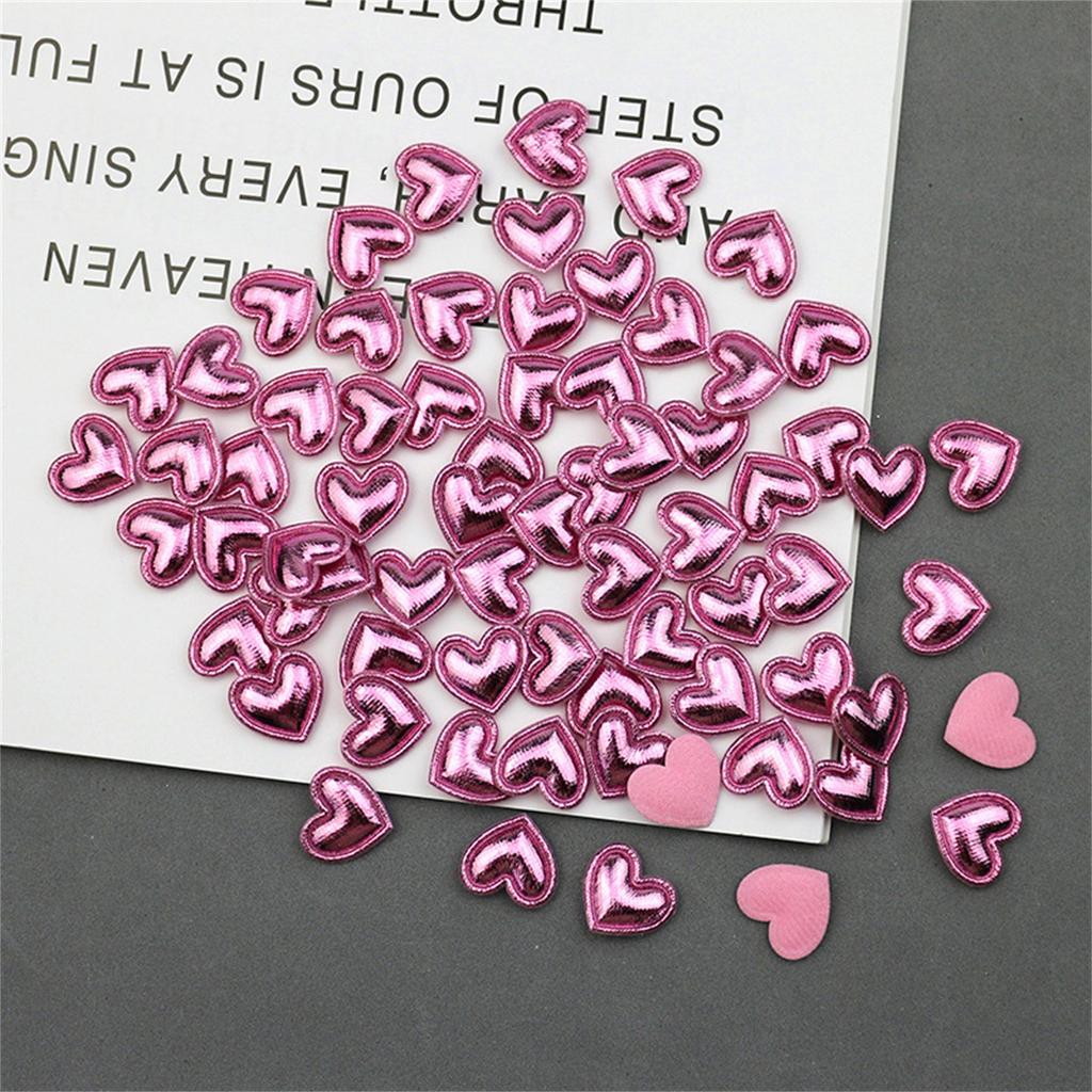 100 шт. 1,7*1,6 см сердечки из искусственной кожи с подкладкой аппликации для одежды шляпы шпильки украшения аксессуары DIY ремесло смущение