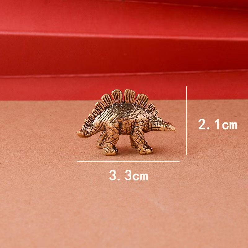 Юрский спинозавр динозавр латунный орнамент - креативный металлический настольный декор подарок
