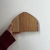 1PC Wooden Ornament Table Craft Ornament Home Irregular Wooden Vases Durable Fried Flower Vase Vintage Mango Wood Rustic