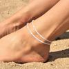European and American Summer Starry Caterpillar Chain Anklet - Sparkling Jewelry for Women’s Feet
