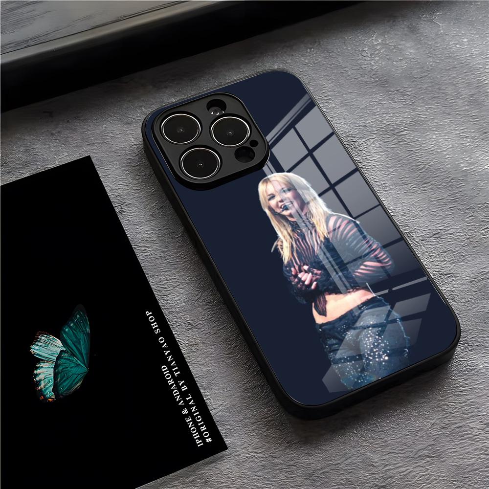 Britney Spears Phone Case For IPhone 17 Pro Max 15 Pro 16 14 Plus 12 13 Mini 11 Pro Shockproof Glass Cover