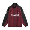 Li-Ning Серия «Спортивный образ жизни» Ветрозащитная водоотталкивающая куртка с воротником-стойкой Унисекс куртка AJDW085-4