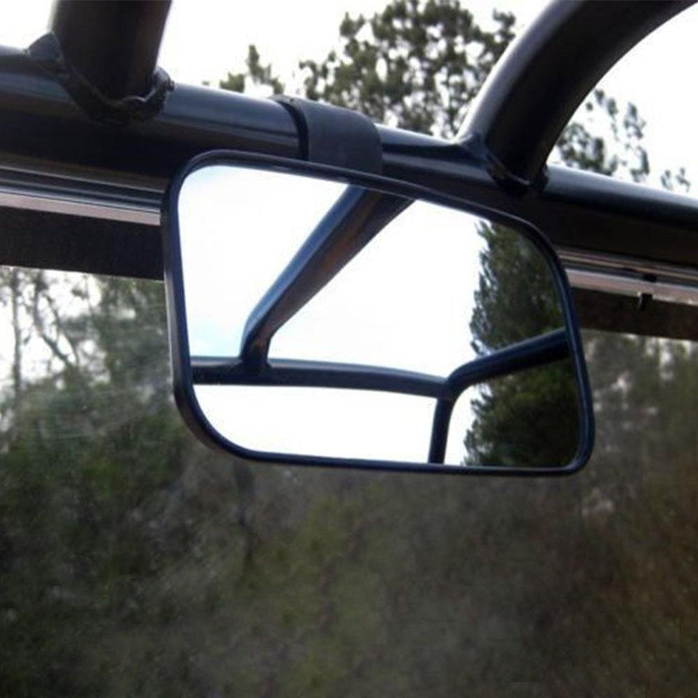 Вращающееся на 360° черное зеркало заднего вида для автомобиля, комплект 1,5/1,75/2 дюйма для квадроцикла UTV Offroad, 1 шт., автоматическое вспомогательное зеркало заднего вида