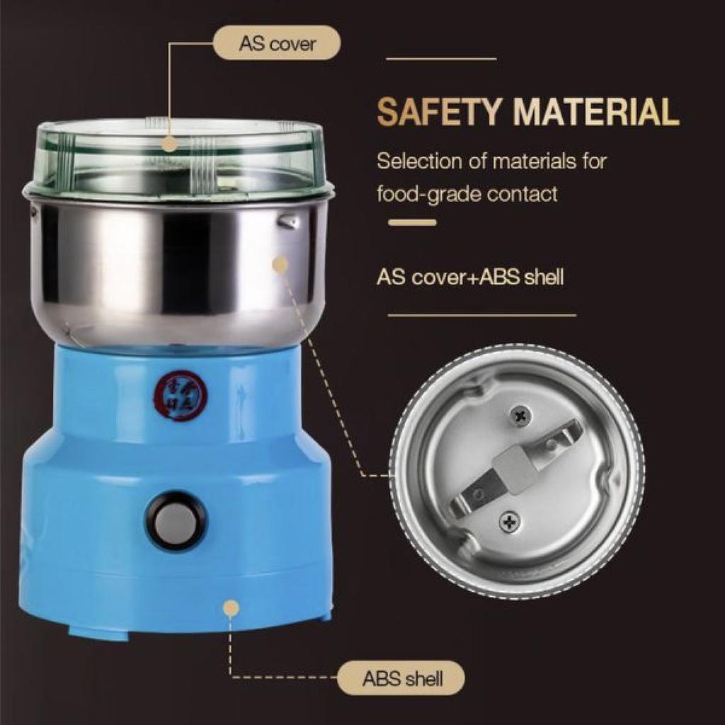 Электрическая кофемолка кухонная хлопья орехи бобы специи зерновые машины мини электрический измельчитель пищи процессор миксер блендер 220 В