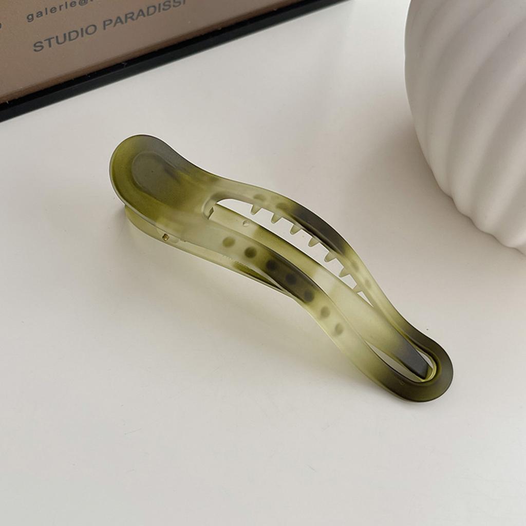 Винтажная матовая заколка для волос для женщин, модная, с индивидуальностью, с градиентным контрастом, заколка-уточка, аксессуары для волос для девочек на каждый день