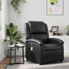 VidaXL Reclining Massage Armchair, Relaxation Chair with Backrest and Footrest, Reclining Seat, TV Armchair, 371782