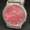GENUINE VINTAGE SEIKO 5 AUTOMATIC 7S26A JAPAN MENS RED DIAL WATCH A702355-5 R124-a702355