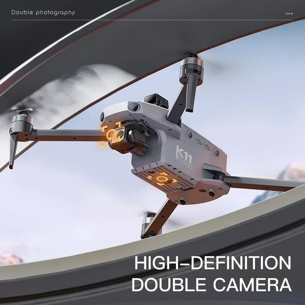 K11 Tubro GPS Drone Professional 8K Видео HD Двойная камера Аэрофотосъемка 360° Избегание препятствий Бесщеточный квадрокоптер RC Toys