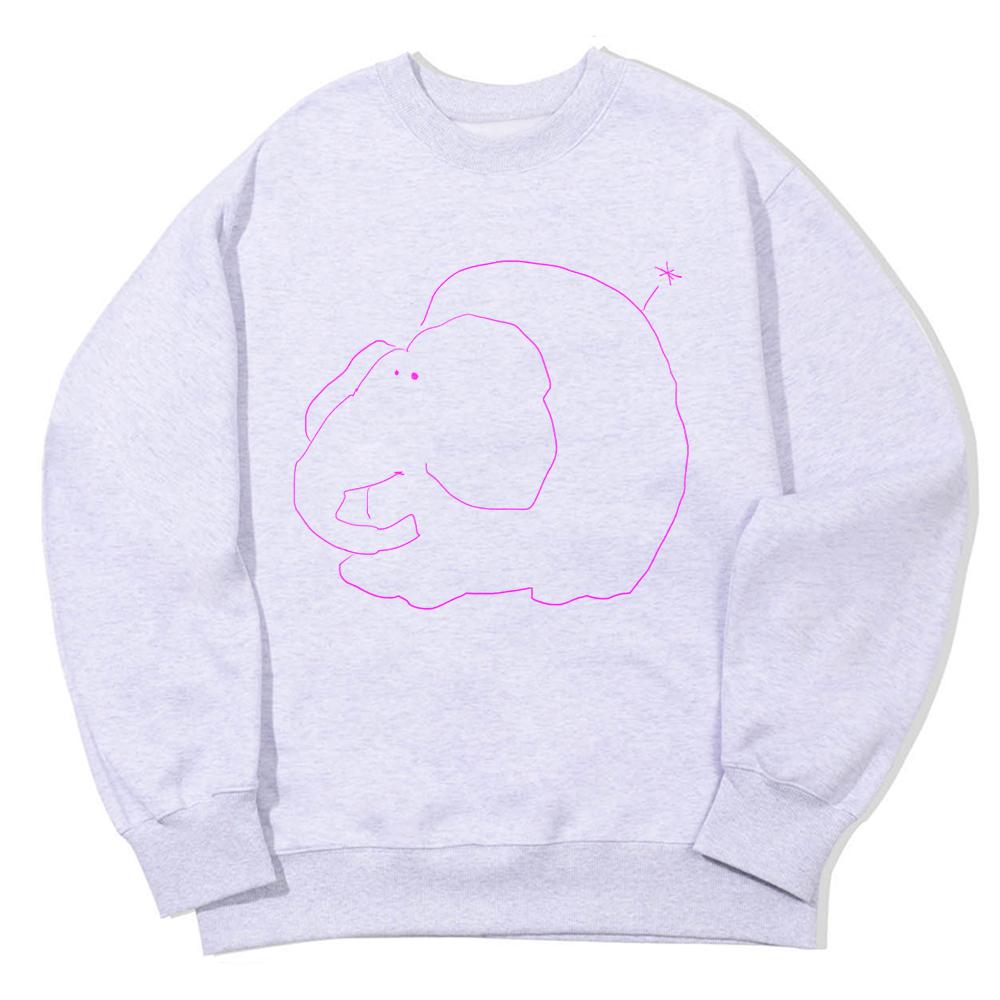 AWESOMEUS Line Elephant Sweat Shirts_3 Color