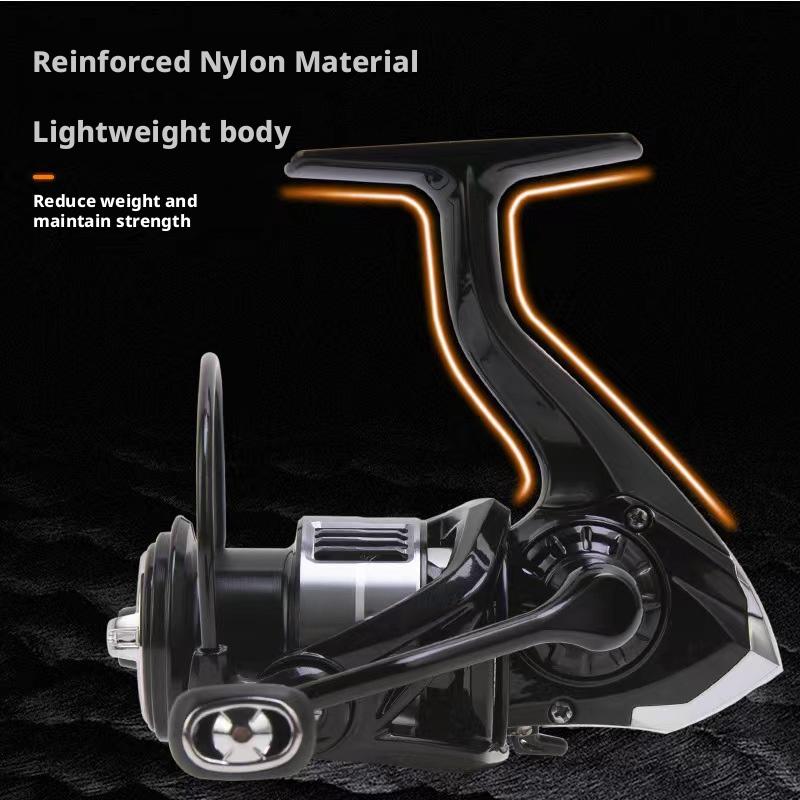 All-Metal Spool Lure Spinning Reel 5.2:1 Gear Ratio Right Hand Use Universal Casting for Saltwater Lake Freshwater Fishing