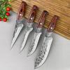 Нож для разделки мяса с кованым лезвием, деревянная ручка, кухонные ножи, топор для резки мяса, нож для нарезки овощей, рыбы и мяса