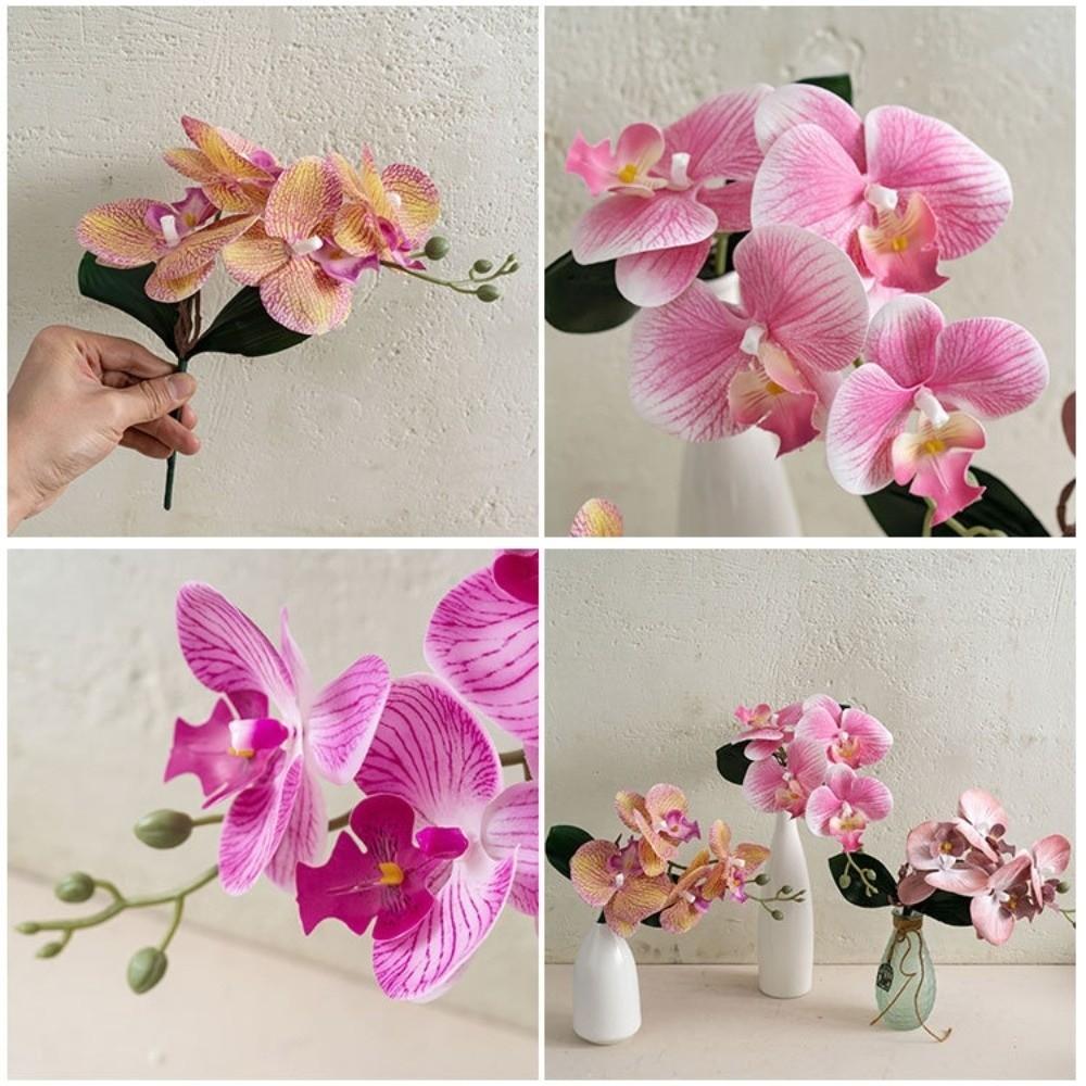 Vivid Artificial Moth Orchids Cloth Fake Butterfly Orchid Simulation Phalaenopsis Wedding