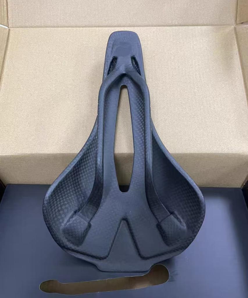 3D Printed Carbon Fiber EVA PU Comfort Bike Saddle-Lightweight Refrigeration Technology Waterproof Durable for Road Bicycles