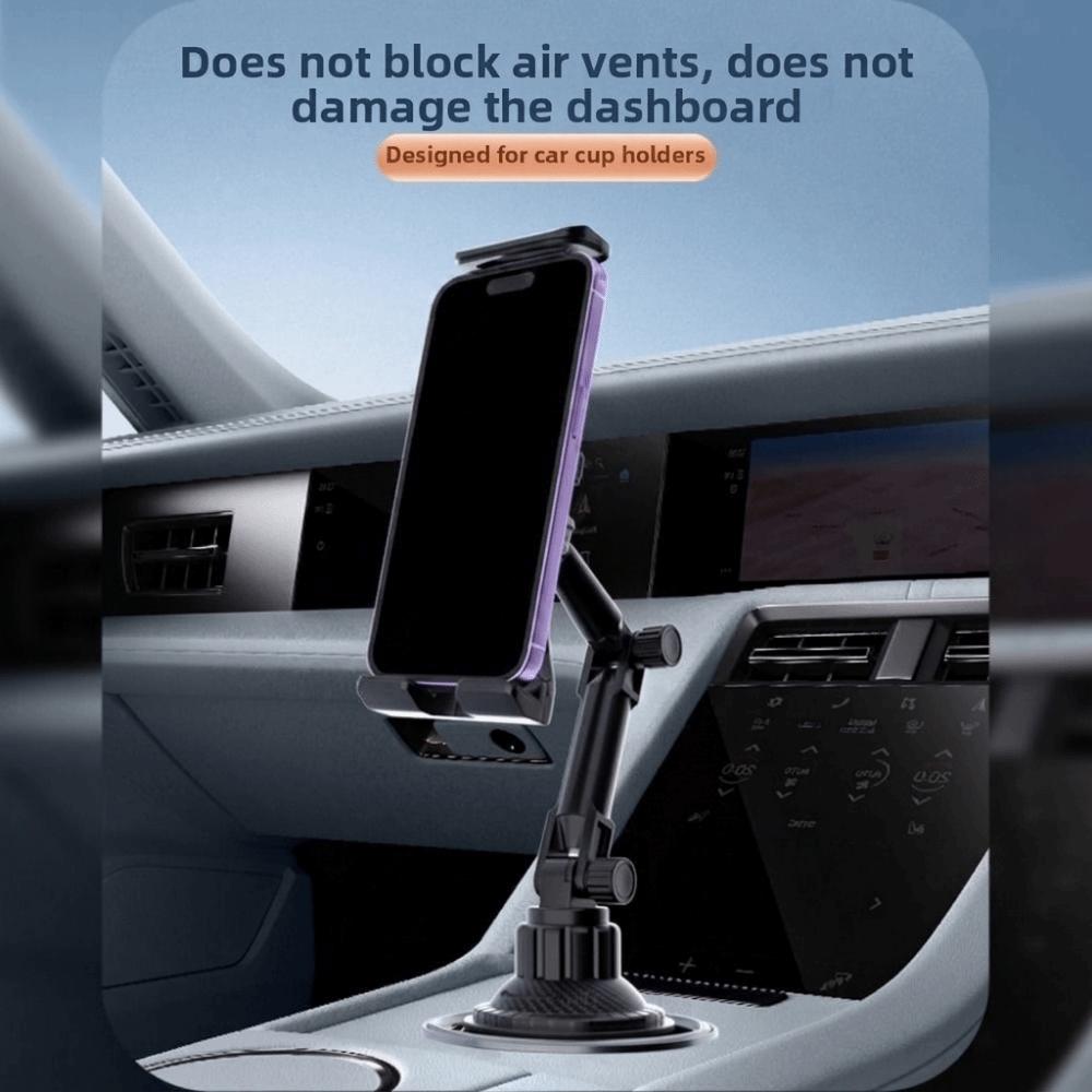 360 Degree Rotation Car Cup Tablet Holder Mount Hands-Free Universal Phone Mount Driving