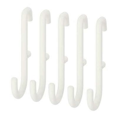 Набор из 5 крючков белый IKEA/IKEA SKADIS (303.216.17)