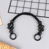Women  Wooden Bead Rope Bag Strap Wooden Handle Rope Beads Handbag Shoulder Belt Diy Replacement Bag Accessories