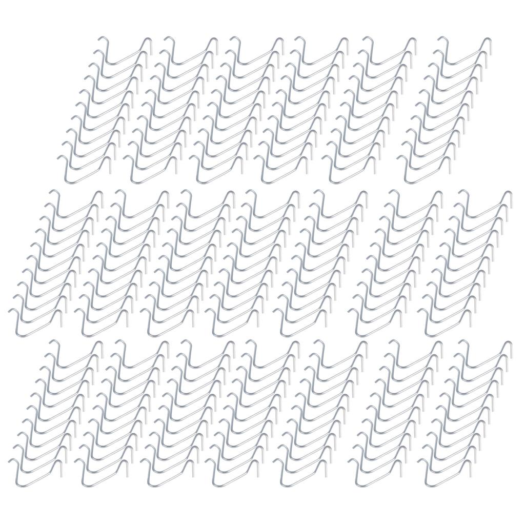 200 шт. оцинкованных зажимов для проволоки для забора, быстрая установка креплений для столбов, простое решение для надежного крепления столбов для ограждения