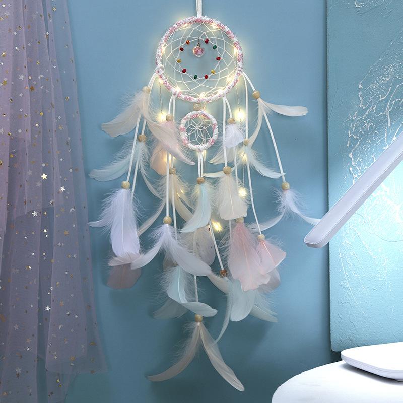 Dream Decor Catcher Wind Chimes Girl Home Подвесные детские украшения для детской спальни и детской комнаты Эстетические аксессуары Декор