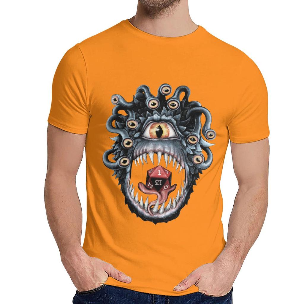 Unisex T Shirt In The Beholder D20 Men T Shirt Dice Critical Comfortable Sale