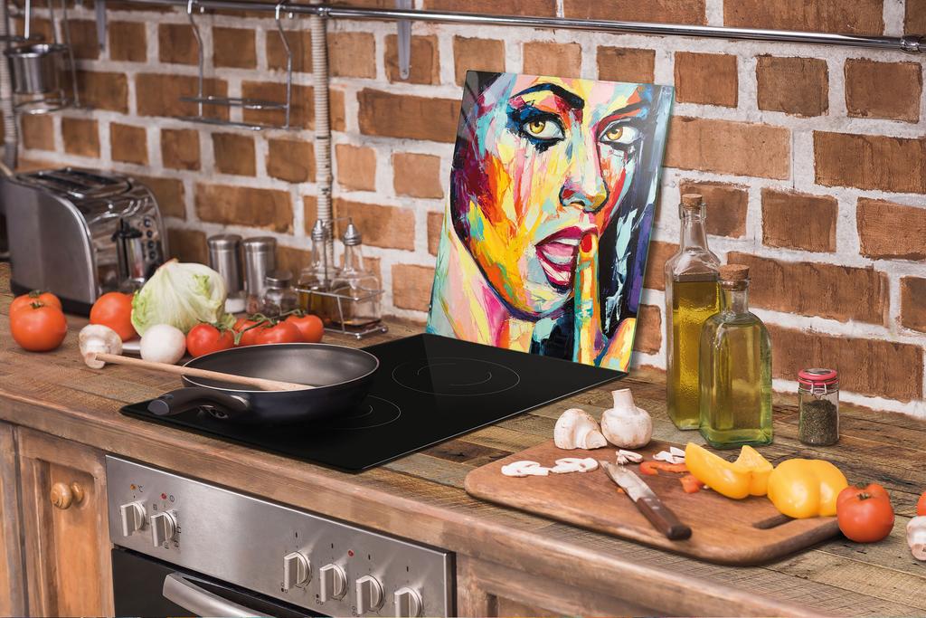 SZKLANA DESKA DO KROJENIA 45x52 KOBIETA