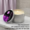 Massage Oil Candle Lavender 2oz Aromatherapy Candles with Soy Wax Moisturizing - Christmas Home Decoration Candle Holders Gift