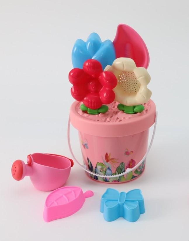 Sandbox toys Flowers - pink