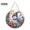 Holiday Theme Party Favors Christmas Tree Hanging Ornaments, Acrylic Festive Pendants with Lanyard for Window Wall Decor Home Decoration, Indoor Scene
