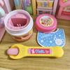 Simulation Pudding Feeding Set Role Play Play House Toys Japanese Strawberry Pudding Toy  Kids Gift