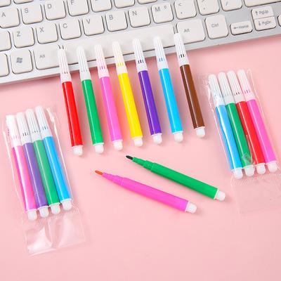 Детские DIY граффити-ручки 4 цвета 6 цветов мини акварельные ручки принадлежности для рисования игрушки аксессуары для кистей для граффити