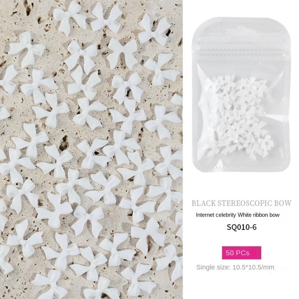 50 шт. 3D Нейл-арт Бант Бант Украшение для ногтей Аксессуар для ногтей Украшение для ногтей Маникюрный орнамент