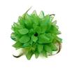 Fascinator Corsage 1X Flower Feather Brooch Wedding Ball Head Hair Clip