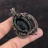 Nuummite Pendant Copper Wire Wrapped Pendant Nuummite Jewelry Amazing Pendant Handmade Boho Pendant Gemstone Copper Jewelry Anniversary Gift