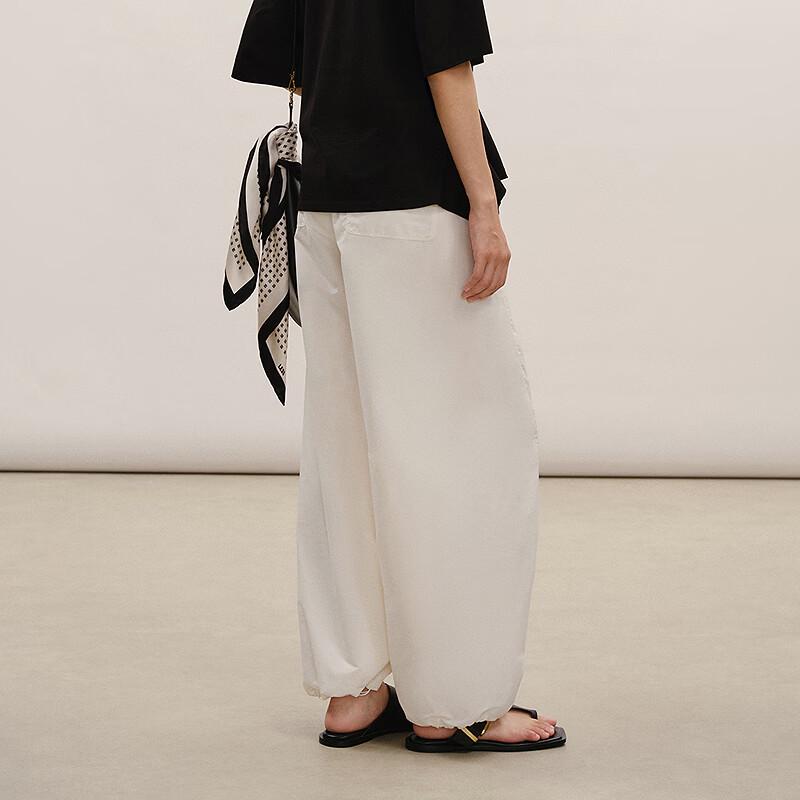 LESS 2Q4E14950 Casual Loose Banana Pants