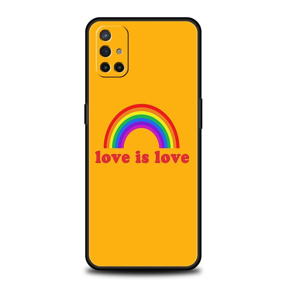 Phone Case For Oneplus 13R 13 12 10T 11 R10 Nord N100 N200 N10 9 9R CE 2 3 Z Pro Lite Soft TPU Cover Gay Lesbian Rainbow Pride