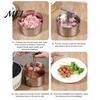 Stainless Steel Meatball Shaper Maker, 6/12-Hole Manual Meat Press Mold for Homemade Kitchen Gadget Meatballs Beef Pork Fish Balls, Non-Stick Shaper,