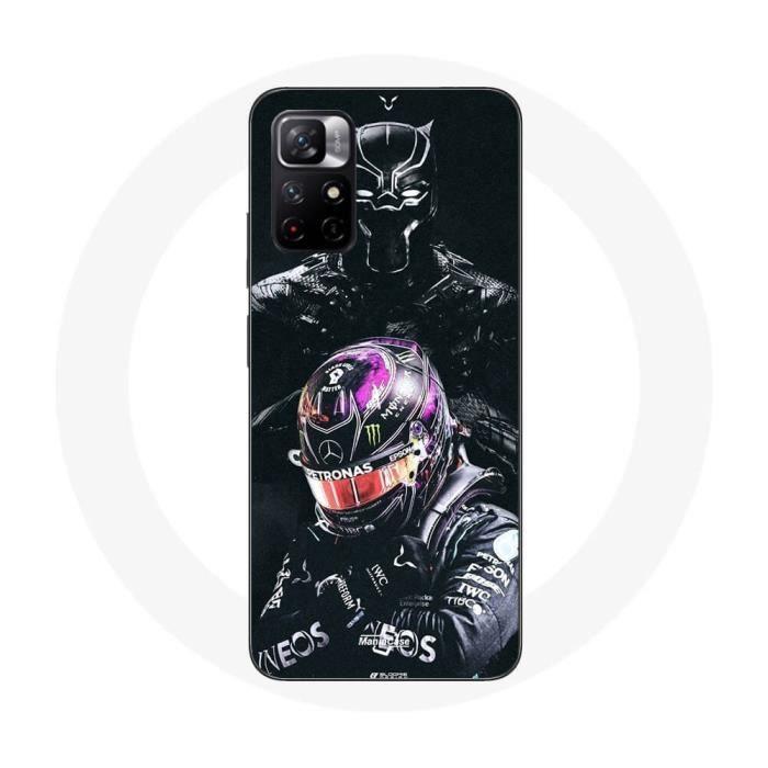 Coque - MANIACASE - Redmi Note 11 5G - Souple - Noir - Black Panther