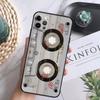 Чехол для телефона в виде кассетной ленты для iPhone 16 Pro 11 12 13 14 15 Pro Max Mini XS X XR 7 8 16 Plus Чехол