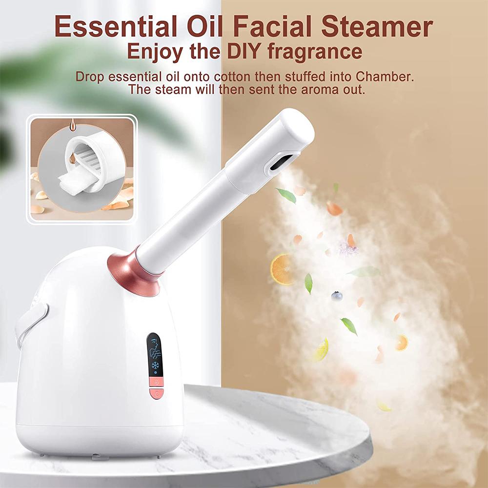 SPA Face Steamer Nano Mist Sprayer Hot/Cool Facial Steamer For Skin Pores Cleansing Anti-aging Wrinkle Facial Humidifier