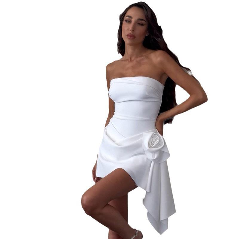 2024 Summer Elegant Women's Sleeveless Strapless Dress