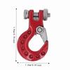 Mini Size RC Car Tow Hook Trailer Chain Set for SCX10/D90/D110/TF2/TRX4 1/10 RC Crawler Truck