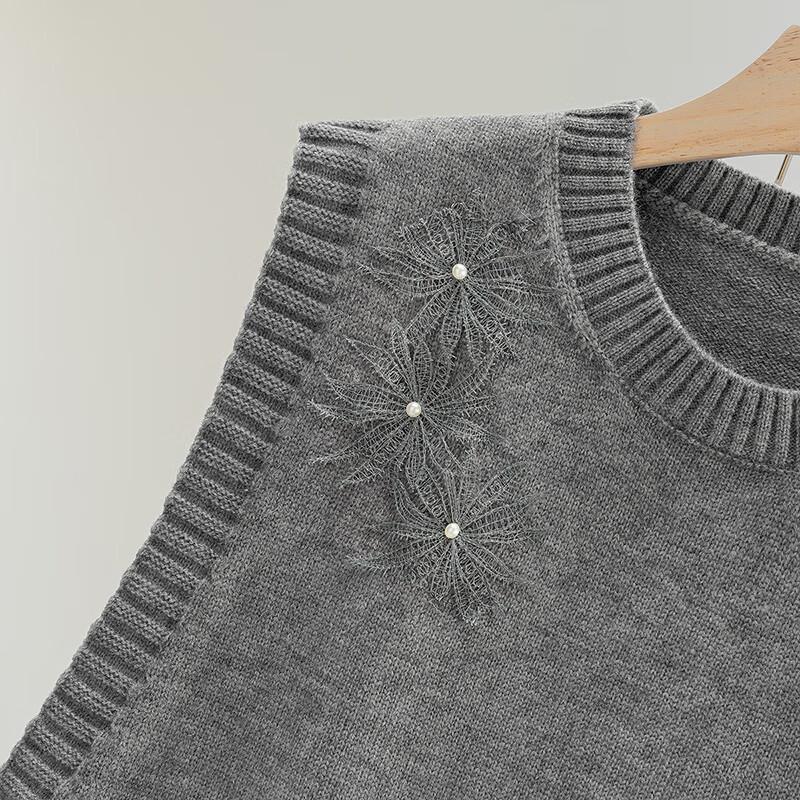 Women's Casual Round Neck Knit Vest