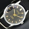ВИНТАЖНЫЕ МУЖСКИЕ ЧАСЫ MONTINE SWISS С РУЧНЫМ ЗАВОДОМ, ВОССТАНОВЛЕННЫЕ, ЧЕРНЫЙ ЦИФЕРБЛАТ a441077-1