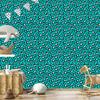 Turquoise Animal Skin Wallpaper Turquoise and Gray 50x1000